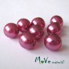 České voskové perle12mm 8ks (cca 20g), růžové