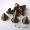 Trn našívací 7x8mm, 10ks, staromosaz