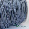Nylonová pletená šňůra - 1mm/3m, šedá