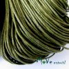 Šňůra voskovaná bavlněná 1mm, 3m, olivová