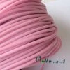 Pryžová šňůra 3mm/1m, světle růžová