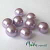 České voskové perle 12mm/8ks (cca 20g), lila