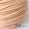 Pryžová šňůra 3mm/1m, pudrová