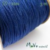 Nylonová pletená šňůra - 1mm/3m, tm. modrá
