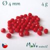 České ohňovky 4mm/4g, červené