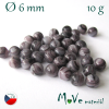 České skleněné kuličky 6mm/10g, žíhané