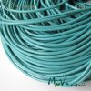 Kulatá přírodní kůže 2mm/1m, tyrkysová