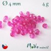 České ohňovky 4mm, 4g růžové