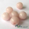 Jadeit přírodní - 6mm/6ks, růžový