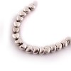 Korálek kovový srdce 3,5x4x3mm/10ks, starostříbrný