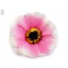 Umělý květ čajová růže Ø50 mm - různé barvy
