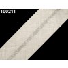 Šikmý proužek bavlněný zažehlený - šíře 30mm - různé barvy