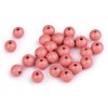 Dřevěný korálek lakovaný - 10mm/10g - různé barvy