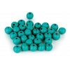 Dřevěný korálek lakovaný - 10mm/10g - různé barvy