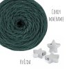 Sada na výrobu 5ti drhaných stromečků - z příze Cordy macrame