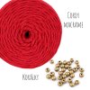 Sada na výrobu 5ti drhaných hvězdiček - z příze Cordy macrame