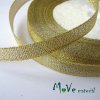 Stuha s lurexem zlatá, 10mm, 1m
