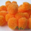 Bambulka 20mm 20 ks, sv. oranžová