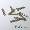 Vodič 3x17mm 5 řad, 10ks, platina