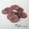 Perleťové penízky 15mm, 10ks, růžovofialové