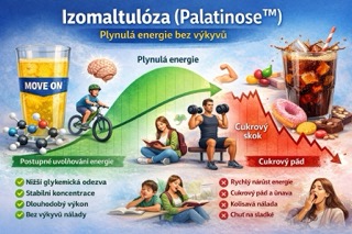 Izomaltulóza (Palatinose™): proč dodává energii postupně a bez výkyvů