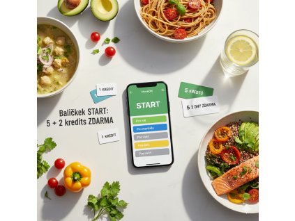 MoveON stravovací plán  START (5+2 kredity ZDARMA)
