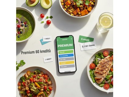 MoveON stravovací plán  PREMIUM (60 kreditů)