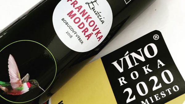 VÍNO ROKA 2020 Frankovka modrá, bobuľový výber 2018