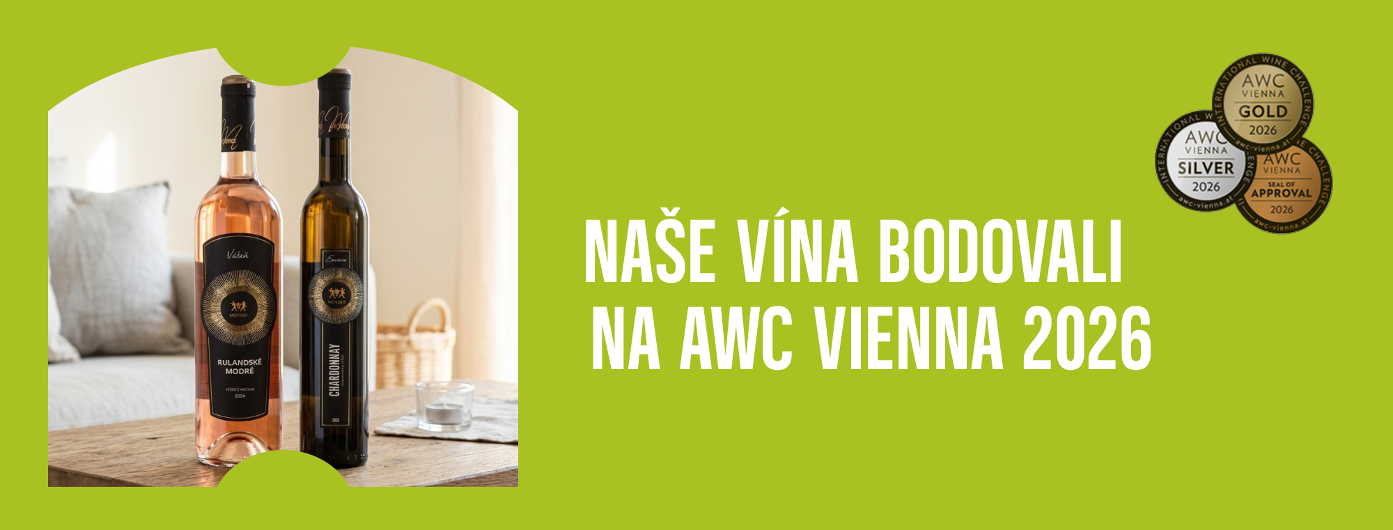 Naše vína bodovali na AWC Vienna 2026