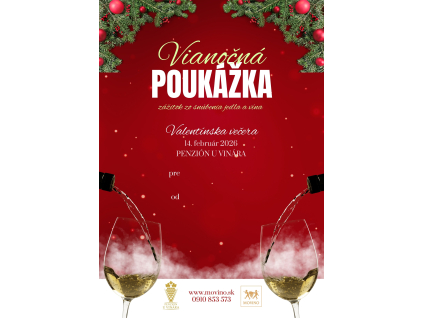 darčeková poukážka valentín