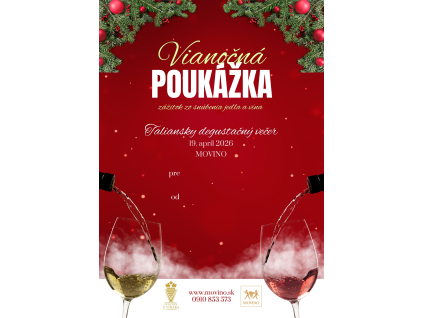 darčeková poukážka talianska večera