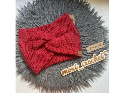 ČELENKA ,,LIMA" [červená] - UNIVERSÁLNÍ ( 50-60 cm )