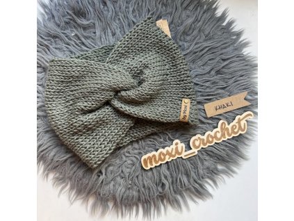 ČELENKA ,,LIMA" [khaki] - UNIVERSÁLNÍ ( 50-60 cm )