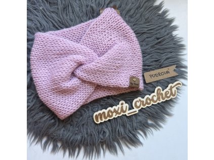 ČELENKA ,,LIMA" [pudrová] - UNIVERSÁLNÍ ( 50-60 cm )