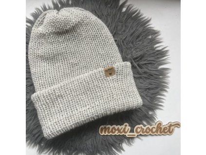 čepice flora svetle šedá