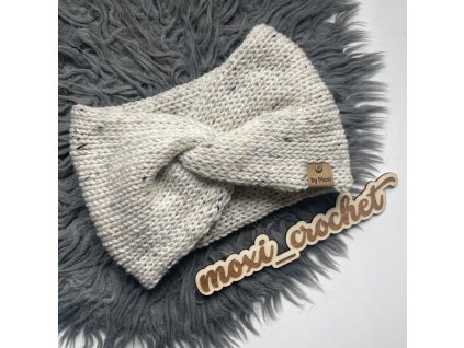 tweed čelenka smetanová