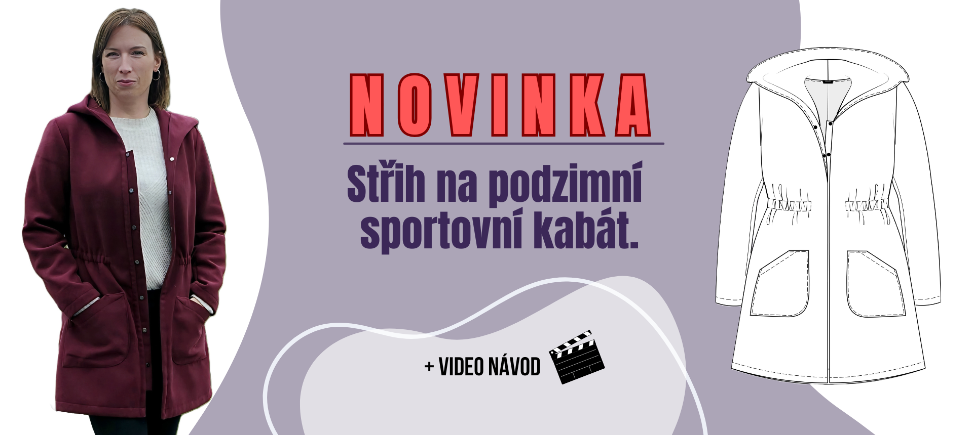 Novinka kabát Sorenia