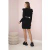 cze pm Damske saty s volanky a paskem cerny 32794 1