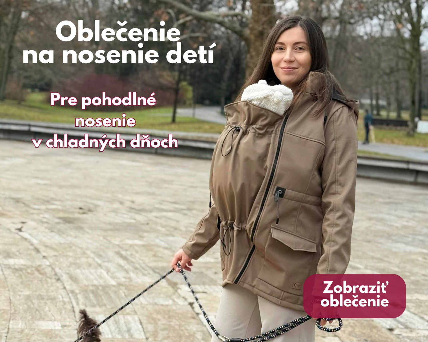 Bundy a mikiny na nosenie dieťaťa navrhnuté pre nosenie s dieťaťom aj bez neho