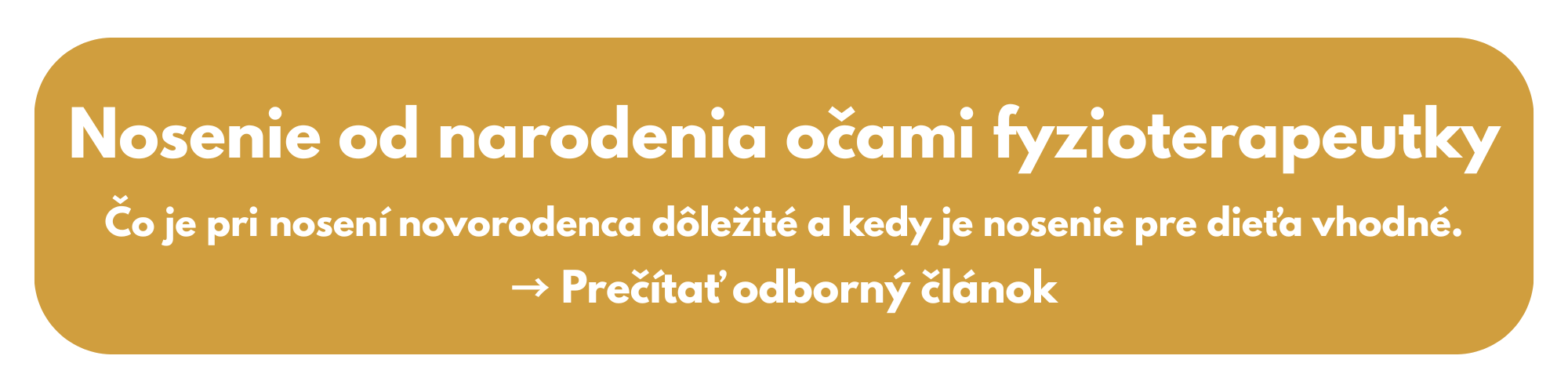 Odborný článok o nosení dieťaťa od narodenia z pohľadu fyzioteraputa