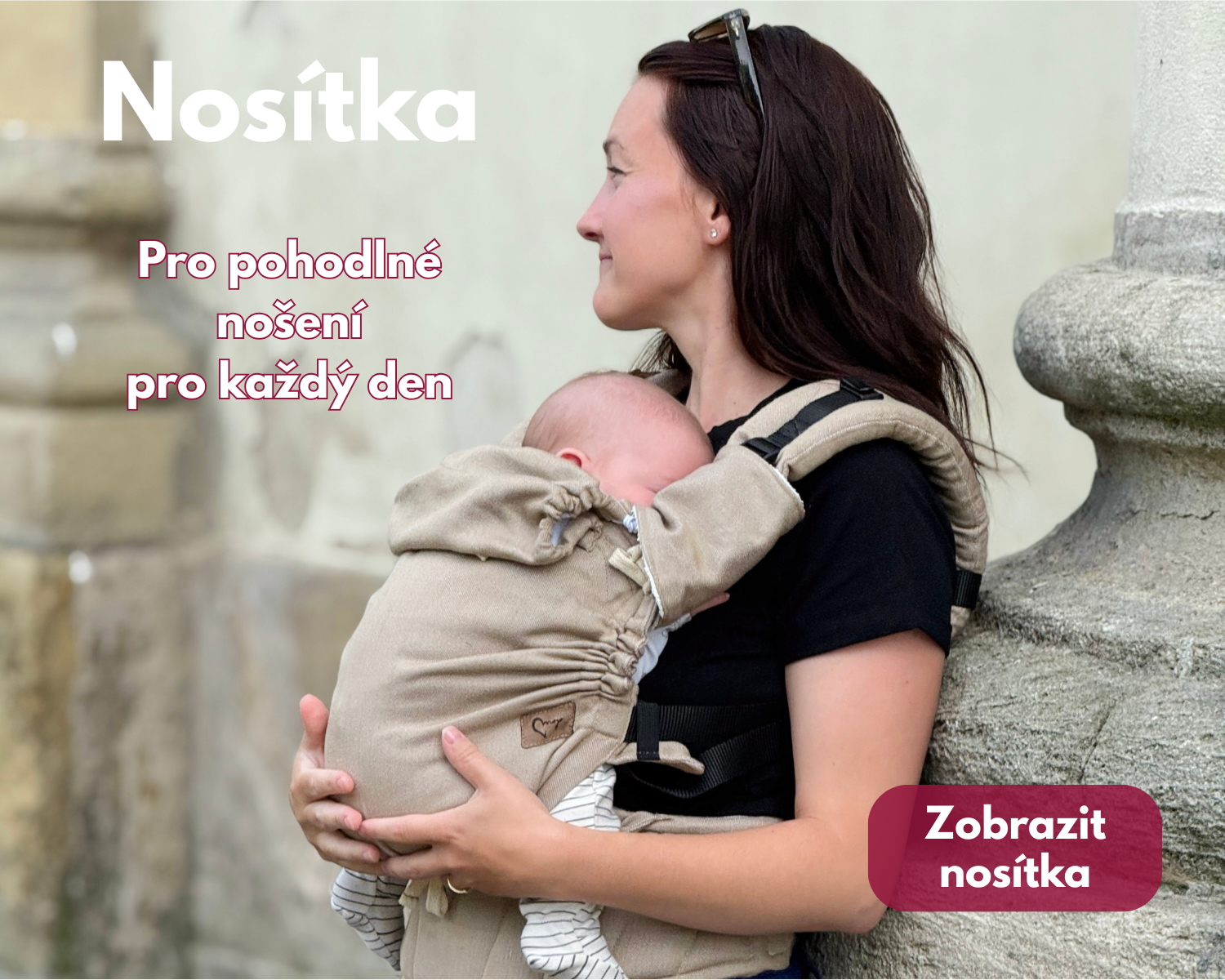 Ergonomické nosiče MOYO pre pohodlné nosenie detí v každodennom živote