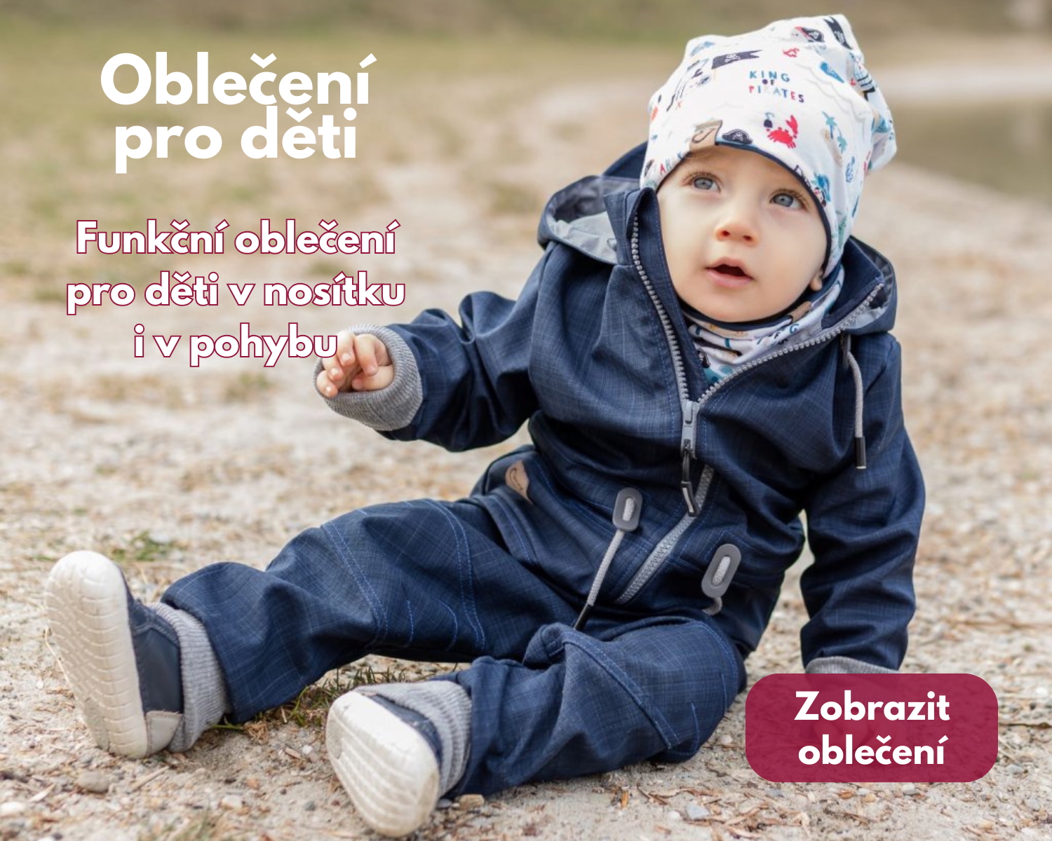 Funkčné oblečenie pre deti vhodné na nosenie v nosiči aj bežné nosenie
