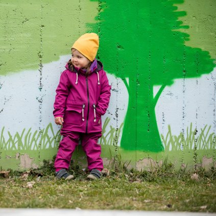 Detská softshellová súprava Fuchsia