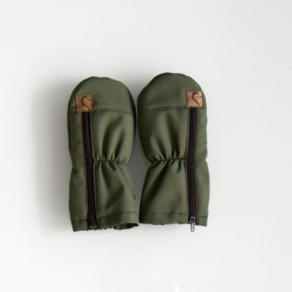 detské softshellové rukavice zateplené fleecom