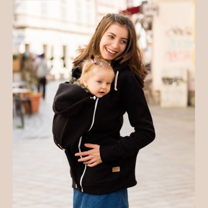 Basic mikina MOYO Blackcurrant – fialová mikina na nosenie detí