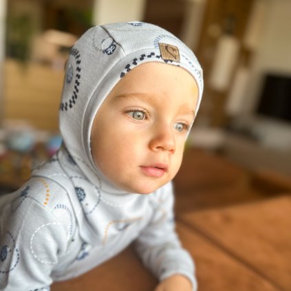 Jednovrstvá merino kukla pro děti – Super soft merino