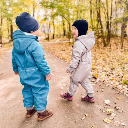 Softshellový overal MOYO s beránkovou podšívkou – pohled na střih