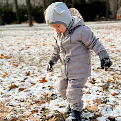 Softshellová souprava MOYO s beránkovou podšívkou – bunda a kalhoty