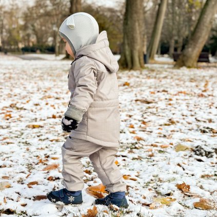 Detská softshellová bunda - zateplená barančekom