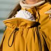 Dámska zimná bunda na nosenie Mustard